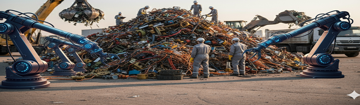 تأثیر نوآوری و تکنولوژی در صنعت ضایعات فلز خدمات نوآورانه در مراکز خرید ضایعات فلزی