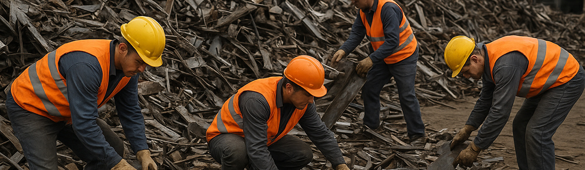 انواع ضایعات استیل هندی خریداری شده