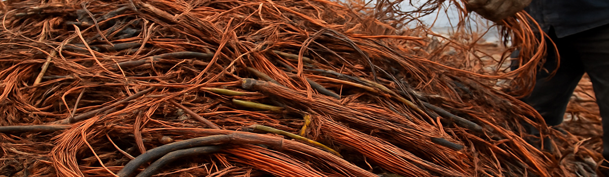 خرید ضایعات مس کابلی قرمز و سیاه